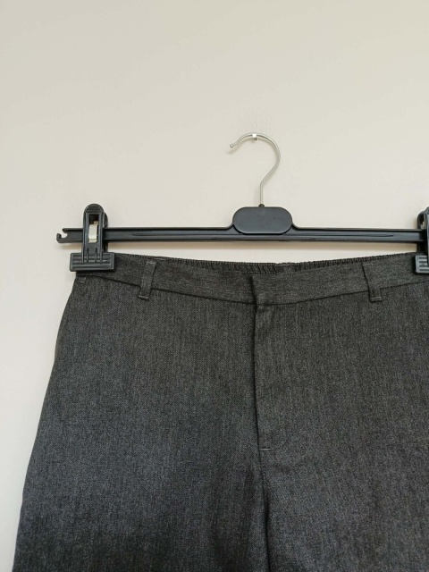 Szare eleganckie spodenki chłopięce GEORGE 13–14 lat 158–164 cm – wizytowe krótkie spodenki