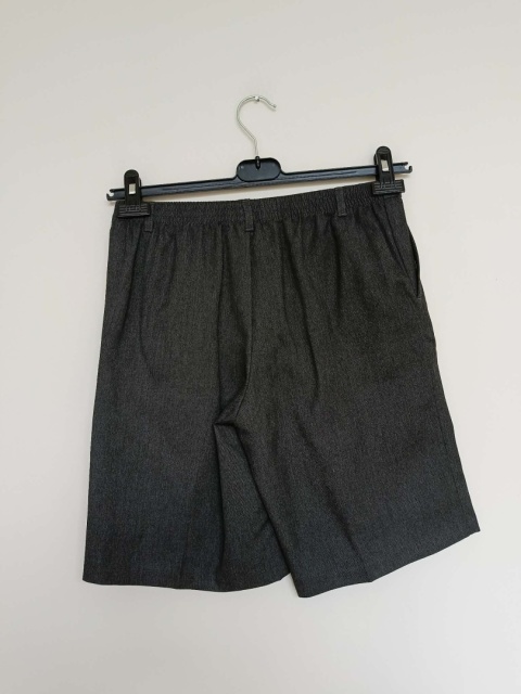 Szare eleganckie spodenki chłopięce GEORGE 13–14 lat 158–164 cm – wizytowe krótkie spodenki