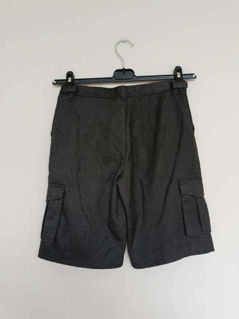 Szare spodenki cargo chłopięce GEORGE 10–11 lat 140–146 cm – eleganckie krótkie spodenki z kieszeniami
