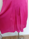 Tunika damska new look neon róż r.42 falbanki krótka sukienka